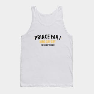 Reggae Royalty: Prince Far I - The King of Cry Cry Tank Top